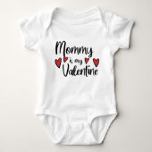 Mammie is mijn Valentijn // Cute Valentijnsdag Romper (Voorkant)