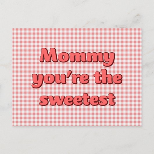 Mammie, je bent de liefste Moederdag kaart (Voorkant)