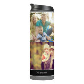 Mammie Je bent Verbazingwekkend Fotocollage Custom Thermosbeker (Geroteerd rechts)