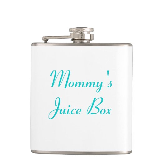 Mammie Juice Box Flask Heupfles (Voorkant)