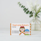 Mammie-kaart Contactkaartje (Staand voorkant)