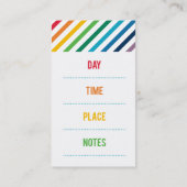 Mammie-kaart voor afspeelkleuren contactkaartje (Achterkant)