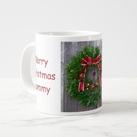 Mammie Kerstmis Jumbo Mok (Links)