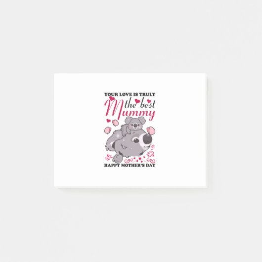 Mammie Kunst de beste mama Post-it® Notes (Voorkant)