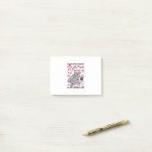Mammie Kunst de beste mama Post-it® Notes (Op bureau)