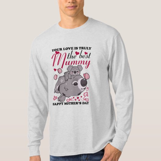 Mammie Kunst de beste mama T-shirt (Voorkant)