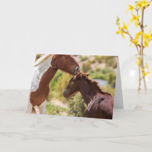 Mammie Kusjes Kaart (Gele Bloem)