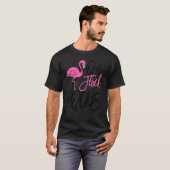 mammie mama Moederdag roze flamingo Our Flock Ro T-shirt (Voorkant volledig)