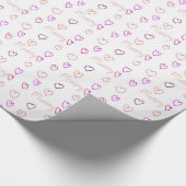 Mammie met hart cadeaupapier (Hoek)