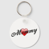 Mammie met hart sleutelhanger (Voorkant)