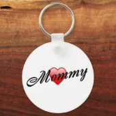 Mammie met hart sleutelhanger (Voorkant)