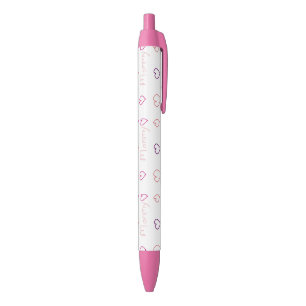 Mammie met hart zwarte inkt pen