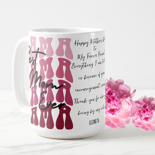 Mammie Modern mam Moederdag Cadeaubon Koffiemok