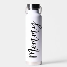 Mammie Modern Script Water Bottle
