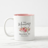 Mammie Moederdag Pink Floral Coffee Mok (Links)