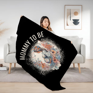 Mammie moet een Waterverf zijn die moeder verwacht Fleece Deken