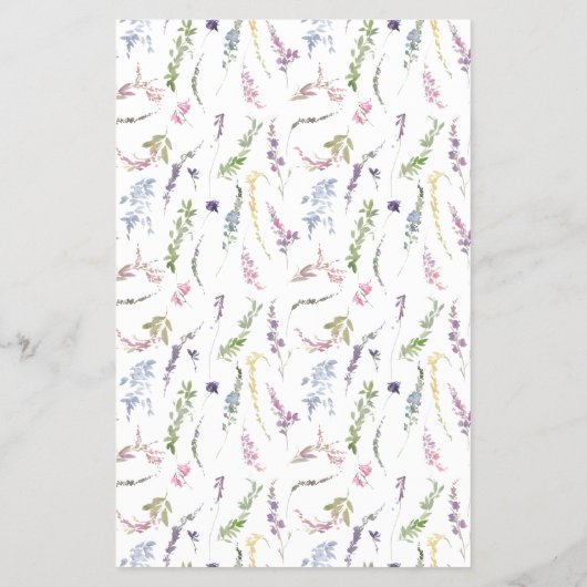 Mammie of papa Game Pastel Wildflower Shower Flyer (Achterkant)