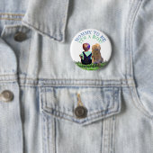 Mammie om Baby shower Button te zijn (In situ)