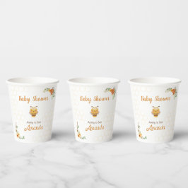 Mammie om Baby shower Cup te worden Papieren Bekers