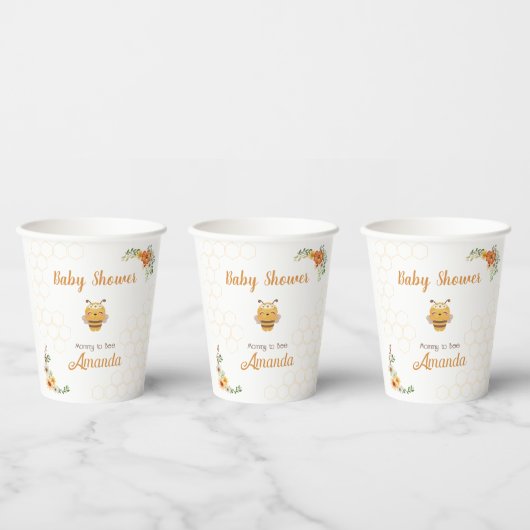 Mammie om Baby shower Cup te worden Papieren Bekers (Multi)