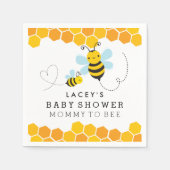 Mammie om Baby shower Napkins te worden Servet (Voorkant)