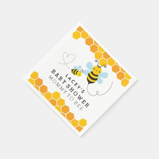 Mammie om Baby shower Napkins te worden Servet (Hoek)