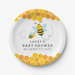 Mammie om Baby shower papier Borden te zijn Papieren Bordje