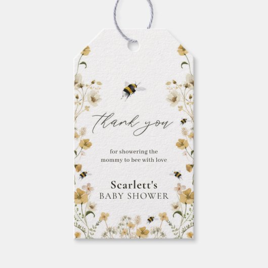 Mammie om Baby shower te worden Cadeaulabel (Voorkant)