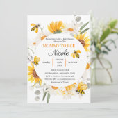 mammie om Baby shower te worden Kaart (Staand voorkant)