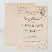 mammie om Baby shower te worden Kaart (Voorkant / Achterkant)