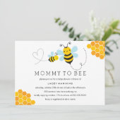 mammie om Baby shower te worden Kaart (Staand voorkant)