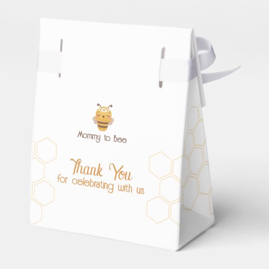 Mammie om Baby shower te zijn Bedankdoosjes (Achterkant)