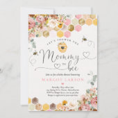 Mammie om Baby shower van de Boho-voorjaarsbloem t Kaart (Voorkant)