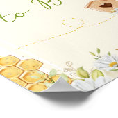 Mammie om Bumblebee Baby shower Sprinkle te worden Poster (Hoek)