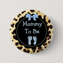 Mammie om een Baby shower te worden van de Leopard