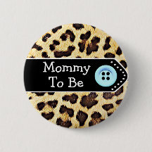 Mammie om een Baby shower te worden van de Leopard