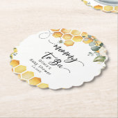 Mammie om hommel baby shower kartonnen onderzetters (Gekanteld)