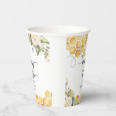 Mammie om hommel baby shower papieren bekers (Rechts)