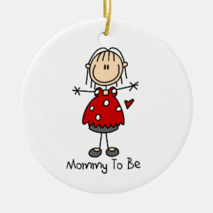 Mammie om keepaardversiering te zijn keramisch ornament
