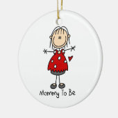 Mammie om keepaardversiering te zijn keramisch ornament (Links)