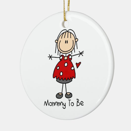 Mammie om keepaardversiering te zijn keramisch ornament (Links)