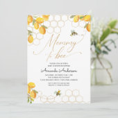 mammie om Lemons te worden Baby shower Kaart (Staand voorkant)