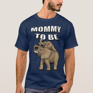 Mammie om Moederdag van het Baby shower te worden  T-shirt