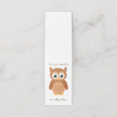 Mammie Play date die moet bellen Afsprakenkaart (Buitenkant ongevouwen)