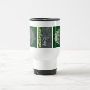 Mammie Raccoon op Suet Travel Mug Reisbeker