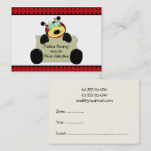 Mammie Roep Card Lady Bug Contactkaartje (Voorkant / Achterkant)