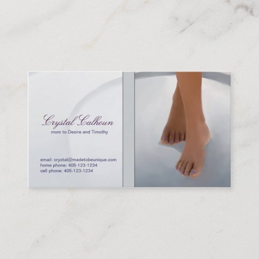 Mammie Roep Visitekaartje - Sjabloon Contactkaartje (Voorkant)