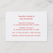 Mammie Roepkaart Kinderen bij de Speelplaats Contactkaartje (Achterkant)