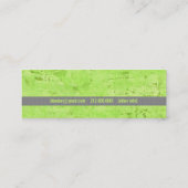 Mammie Roepkaarten (lichtgroen) Contactkaartje (Achterkant)