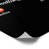 Mammie roept afwijzen accepteren poster (Hoek)